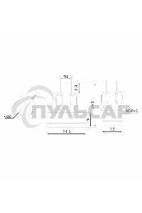 Выключатель-кнопка Rexant 250V 1А (2с) ON-OFF черный (для настольной лампы)