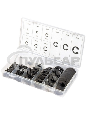 Набор стопорных колец СИБРТЕХ, D 1,5 - 22 мм, 300 предм. 47601