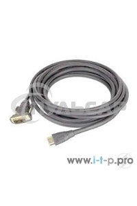 Кабель HDMI-DVI Cablexpert CC-HDMI-DVI-10MC, 19M/19M, single link, медь, позол.разъемы, экран, 10м, черный, пакет