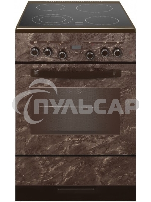 Плита электрическая Gefest ЭП Н Д 6560-03 0054 коричневый, конфорок 4 шт, духовка 55 л, 60 см x 85 см x 60 см