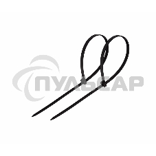 Хомут-стяжка кабельная нейлоновая Rexant 120 x2,5 мм, черная, упаковка 100 шт.