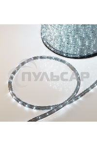 Дюралайт Neon-night LED, эффект мерцания (2W) - белый, 36 LED/м, бухта 100м