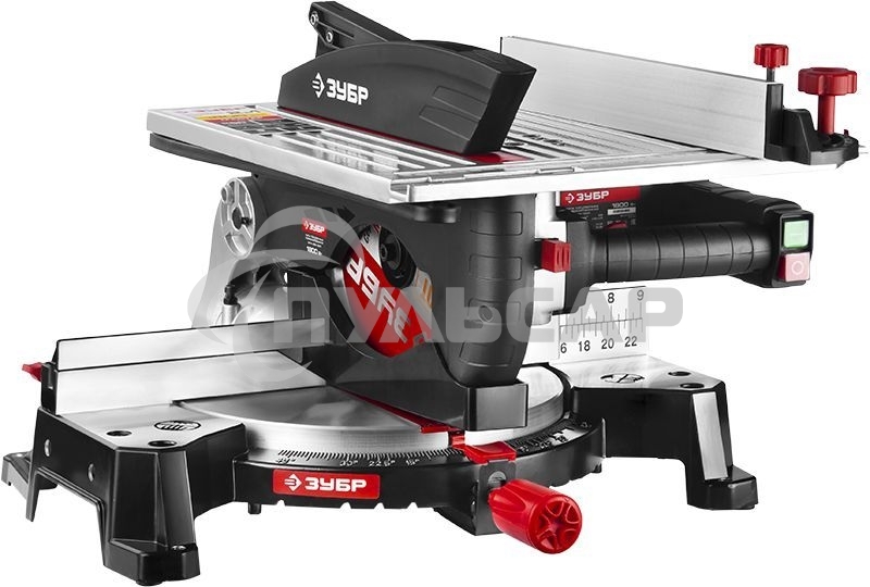 Торцовочная комбинированная пила ЗУБР ЗПТК-255-1800