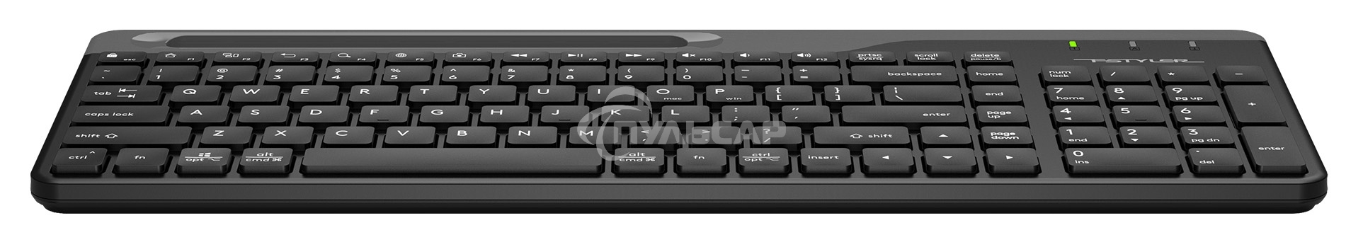 Клавиатура проводная A4Tech Fstyler FK25, USB, черный/серый