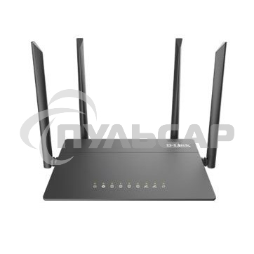 Роутер D-Link DIR-822/RU/E1A, Wireless AC1200 Dual-Band Router with 1 10/100Base-TX WAN port and 4 10/100Base-TX LAN ports.802.11b/g/n compatible, 802.11AC up to 866Mbps,1 10/100Base-TX WAN port, 4 10/100B