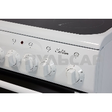 Плита электрическая De Luxe 506004.04ЭС белый, конфорок 4 шт, духовка 60 л, 50 см x 87 см x 60 см