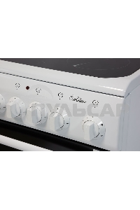 Плита электрическая De Luxe 506004.04ЭС белый, конфорок 4 шт, духовка 60 л, 50 см x 87 см x 60 см