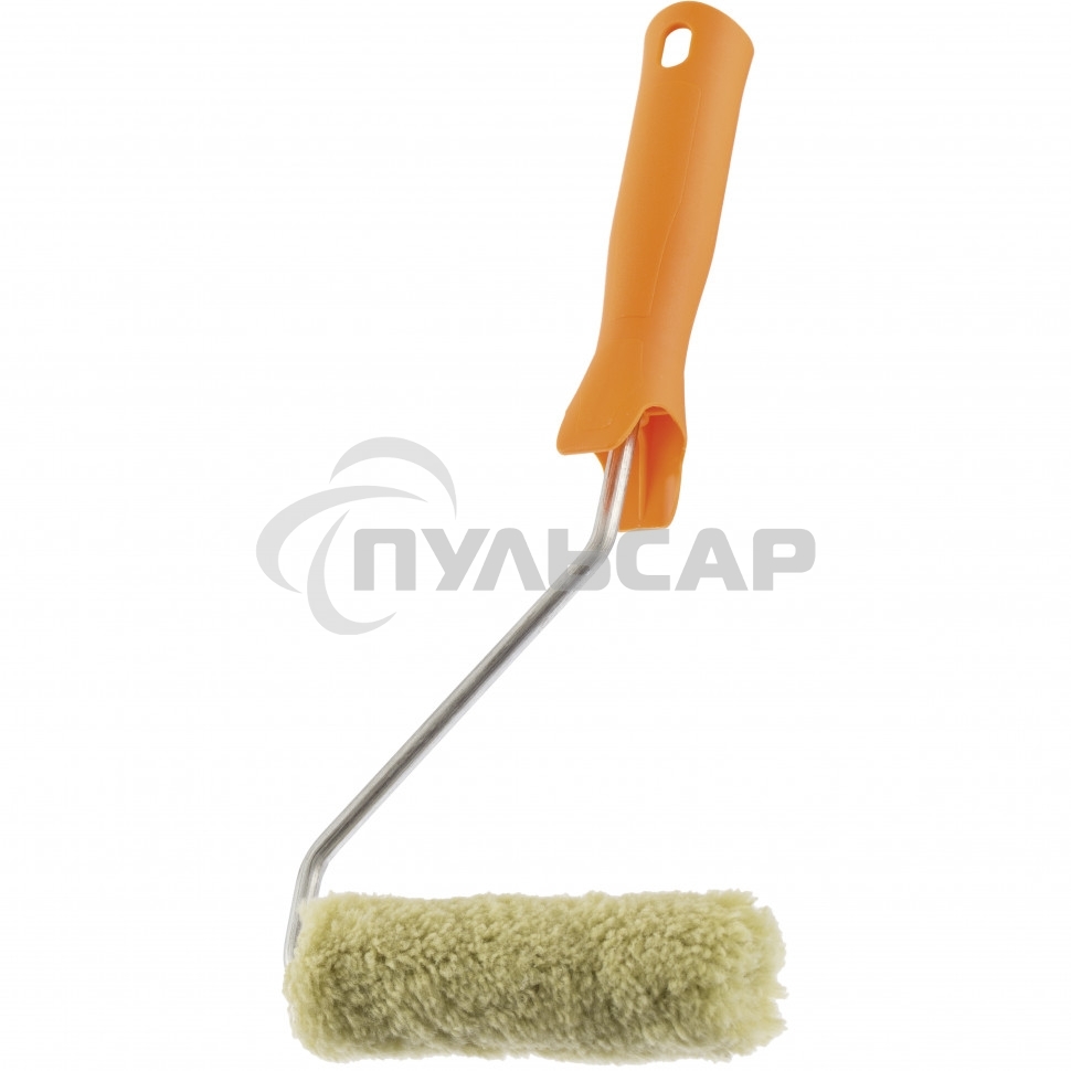 Мини-валик в сборе Фасадные работы,110 мм,ворс 12мм,D16мм,Dруч.6мм,полиакрил,полиэстер Сибртех