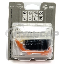 Картридж струйный Cactus CS-CLI521GY серый (8,4 мл) для Canon MP980/MP990