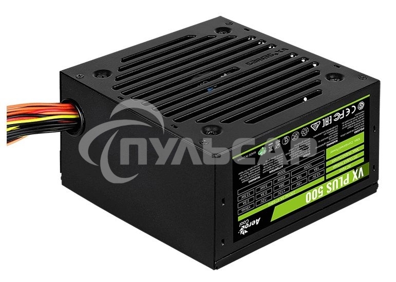 Блок питания Aerocool / Formula ATX 500W AC VX PLUS (20+4pin) 120мм fan 3xSATA RTL