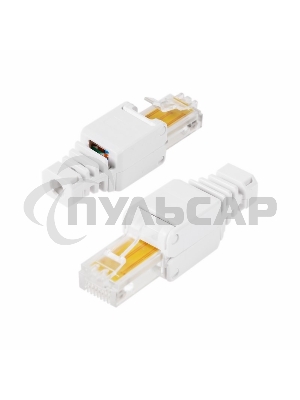 Разъем Rexant RJ-45(8P8C) под витую пару, UTP, категория 5e, самозажимной