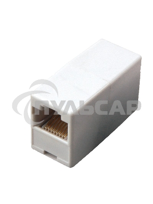 Проходной адаптер Rexant, RJ-45(8P-8C), UTP неэкранированный, категория 5e, (гнездо-гнездо)