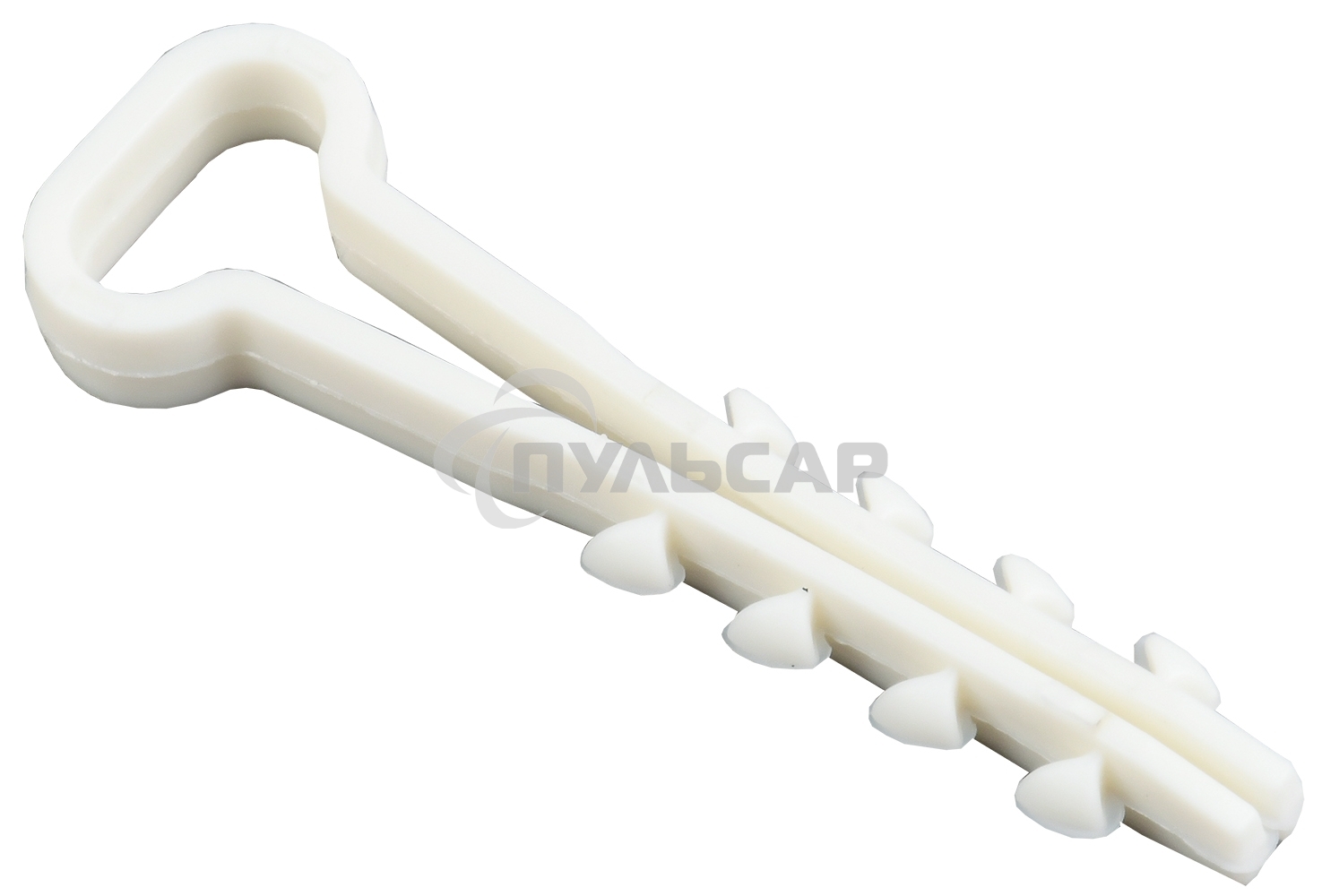 Дюбель-хомут d5х8мм для плоского кабеля нейлон белый (уп.100шт) ИЭК UHH35-5-8-100