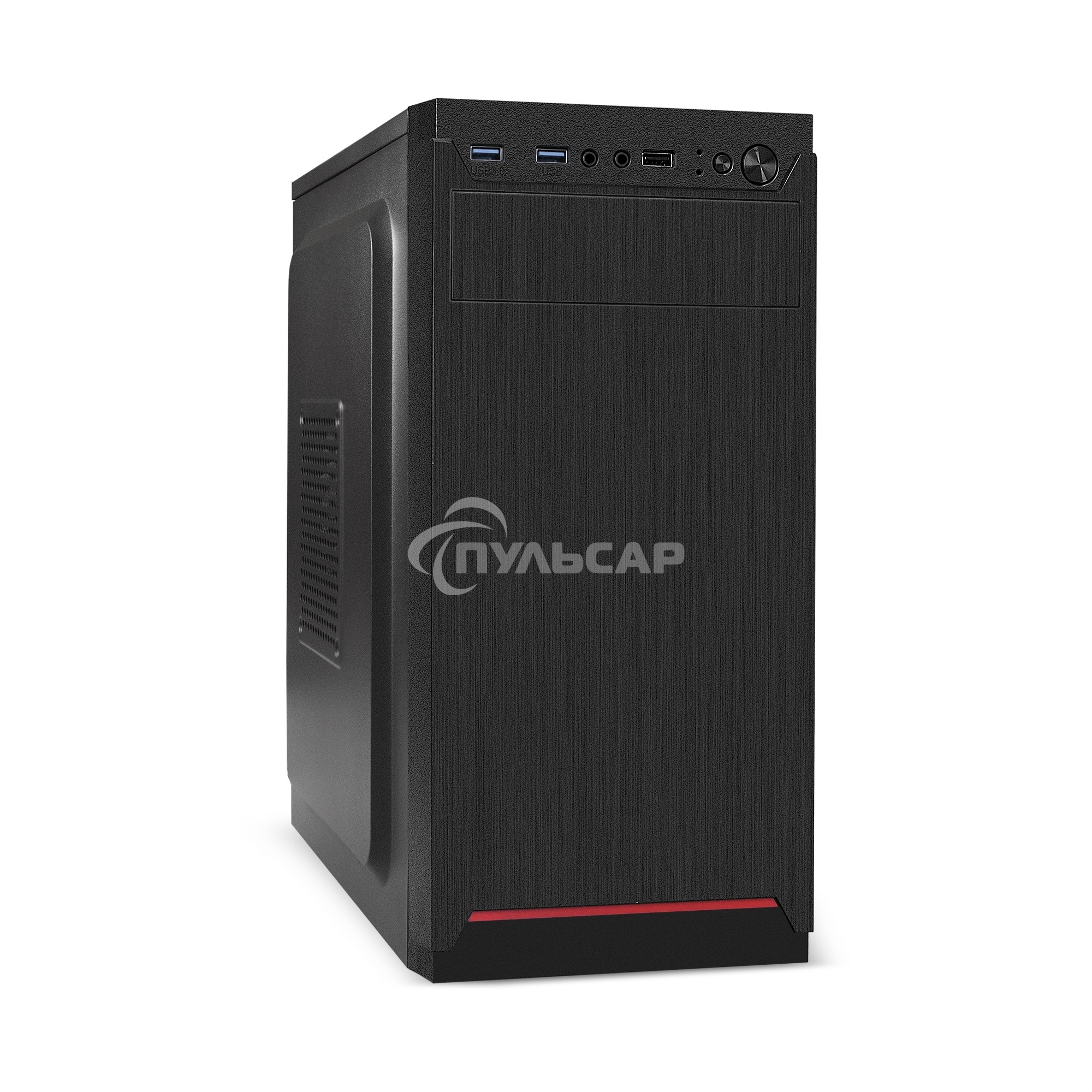 Компьютерный корпус Minitower ExeGate BAA-114U2 (mATX, без БП, 1*USB+2*USB 3.0, аудио, черный)