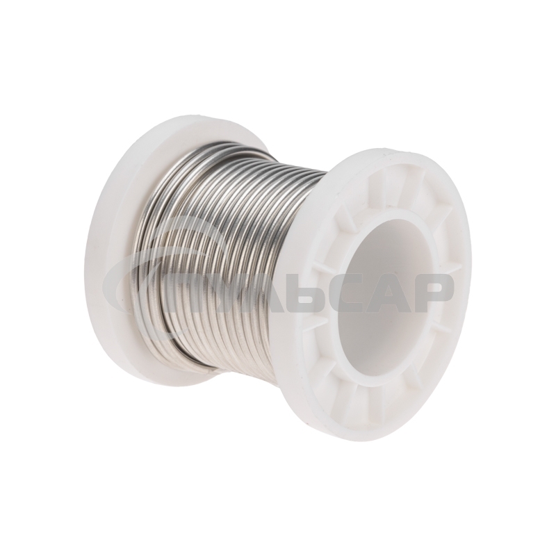 Припой ПОМ-3, 100г, Ø2мм, (олово 97%, медь 3%), бессвинцовый, ГОСТ 21931-76, катушка Rexant