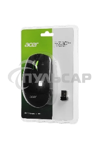 Мышь беспроводная Acer OMR307 черный, 1600 dpi, радиоканал, USB, кнопки - 4