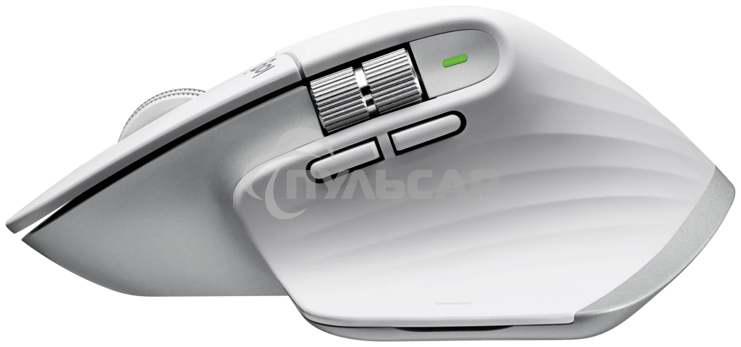 Мышь беспроводная Logitech MX Master 3s светло-серый, 8000 dpi, радиоканал, Bluetooth, USB, кнопки - 7