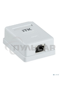 Настенная инф. розетка RJ45 кат. 5E FTP 1-порт