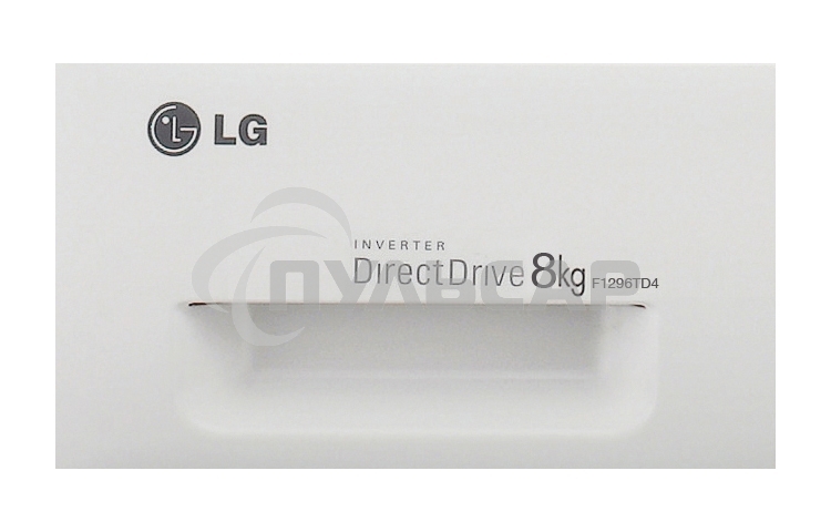 Стиральная машина LG F1296TD4 серебристый, загрузка фронтальная 8 кг, 1200 об/мин, класс: А