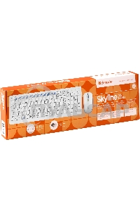 Комплект клавиатура + мышь Defender Skyline 895 Nano W (белый) Кл:104, 1000/1500/2000dpi