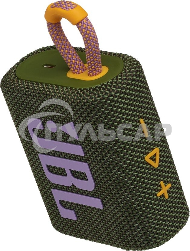 Портативная акустика JBL GO 3, зеленый