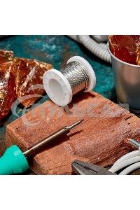 Припой ПОМ-3, 100г, Ø2мм, (олово 97%, медь 3%), бессвинцовый, ГОСТ 21931-76, катушка Rexant