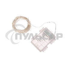 Гирлянда Neon-night Роса 10м, 100 LED, теплый белый, IP44, на батарейках 3хАА, с пультом 8 режимов