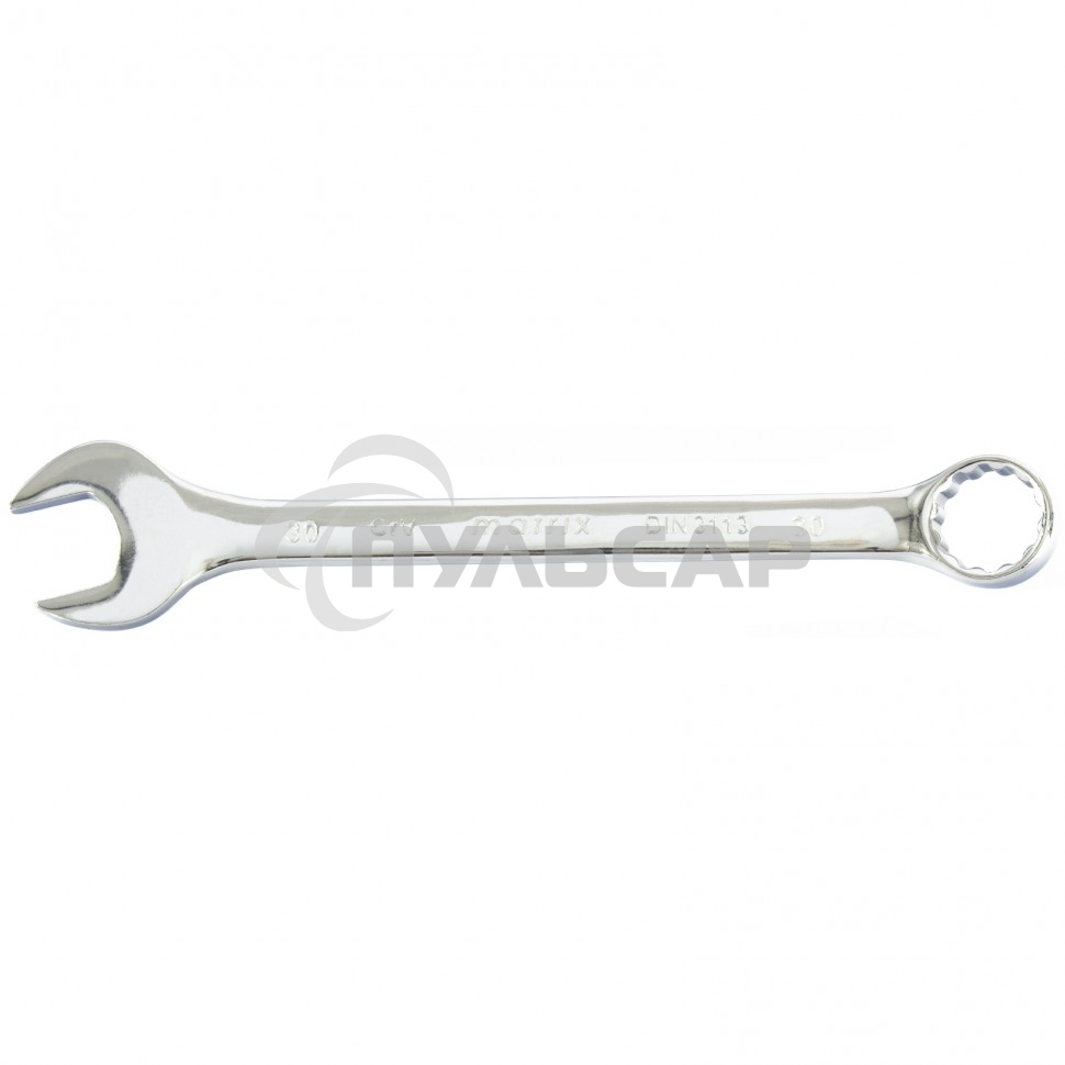 Ключ комбинированный Matrix, 30 мм, CrV, полированный хром