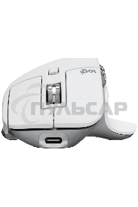 Мышь беспроводная Logitech MX Master 3s светло-серый, 8000 dpi, радиоканал, Bluetooth, USB, кнопки - 7