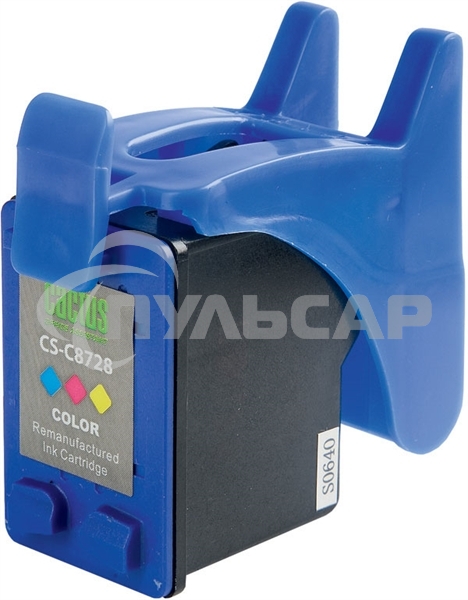 Картридж струйный Cactus CS-C8728 №28 многоцветный (18 мл) для HP DeskJet 3320, 3420, 3520, 3535, 3550, 3645, 3650, 3740, 3840, 5150, Fax 1240, OfficeJet 4105, 4110, 4211, 4251, 5500, 5510, PSC 1110, 1200, 1210, 1310, 1340, 1350