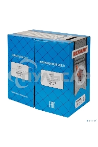Кабель Rexant UTP 4PR 23AWG, CAT6 нг(А)-HF, LSZH (бухта 305 м)