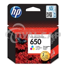 Картридж струйный HP 650 CZ102AE многоцветный для HP DJ IA 2515/2516 (200стр.)