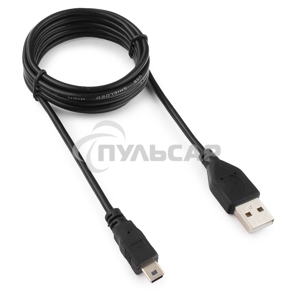 Кабель Гарнизон Кабель USB 2.0, AM/miniBM 5P, 1.8м, пакет (GCC-USB2-AM5P-1.8M)