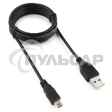 Кабель Гарнизон Кабель USB 2.0, AM/miniBM 5P, 1.8м, пакет (GCC-USB2-AM5P-1.8M)
