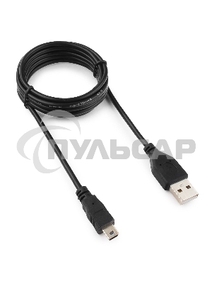Кабель Гарнизон Кабель USB 2.0, AM/miniBM 5P, 1.8м, пакет (GCC-USB2-AM5P-1.8M)