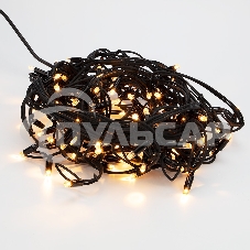 Гирлянда Neon-night Айсикл (Бахрома) светодиодная 3,2х0,9 м, 120 LED, черный провод каучук, теплое белое свечение