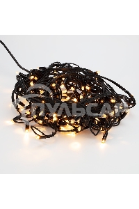 Гирлянда Neon-night Айсикл (Бахрома) светодиодная 3,2х0,9 м, 120 LED, черный провод каучук, теплое белое свечение