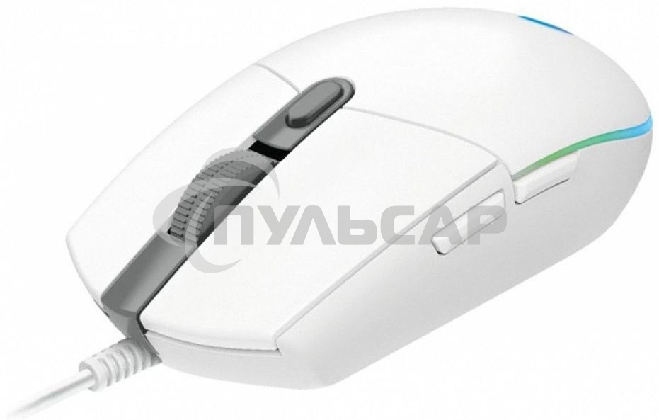 Мышь проводная Logitech G102 LIGHTSYNC белый, 8000 dpi, USB, кнопки - 6