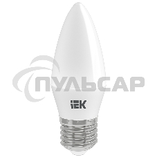 Лампа светодиодная LED 9Вт 230В 3000К E27 свеча LLE-C35-9-230-30-E27 IEK