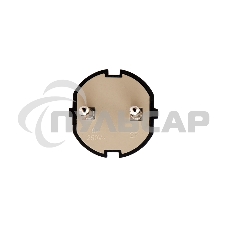 Вилка прямая без з/к 6А черная Rexant