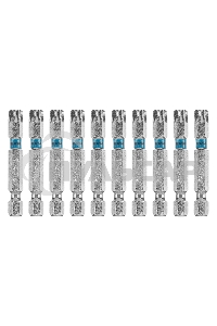 Набор бит TORX 40х50, сталь S2, 10 шт. Gross