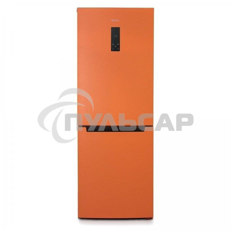 Холодильник Бирюса Б-T920NF оранжевый двухкамерный 210/100 л морозилка снизу, No Frost