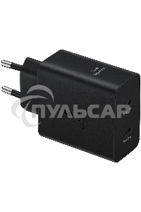 Сетевое зарядное устройство Samsung EP-T5020 50W 3A (PD) 2xUSB type-C для Samsung черный