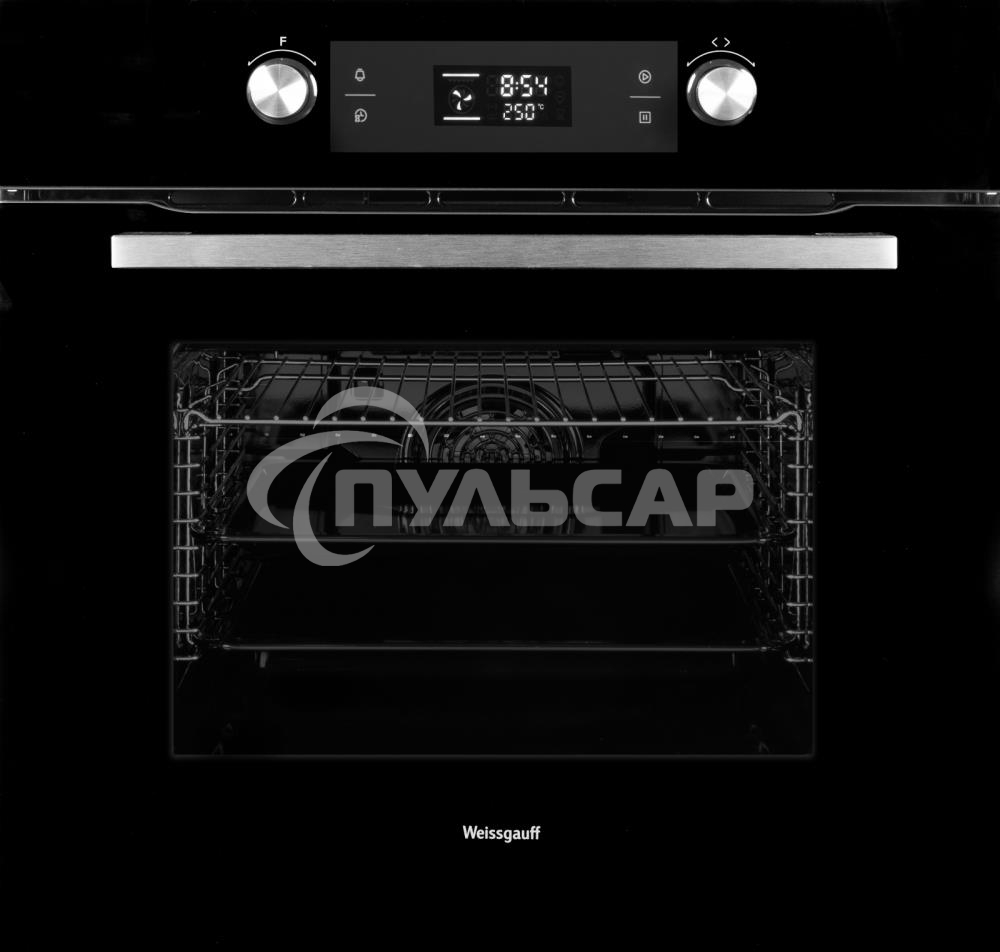 Духовой шкаф Электрический Weissgauff EOM 691 PDBS черный, встраиваемый