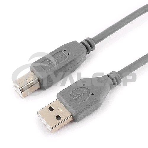 Кабель USB2.0 Pro Cablexpert CCP-USB2-AMBM-6G, AM/BM, 1.8м, экран, серый