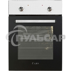 Духовой шкаф Электрический LEX EDM 4540 IX нержавеющая сталь/черный, встраиваемый