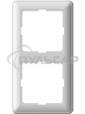 Рамка 2-м W59 белый  SchE KD-2-18 (КД-2-18)