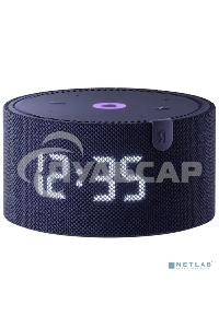 Умная колонка Яндекс Станция Мини, 10Вт, с голосовым ассистентом Алиса на YaGPT, с LED-часами, синий