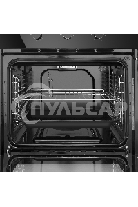 Шкаф духовой газовый с электрическим грилем Maunfeld MOGS703B2, встраиваемый