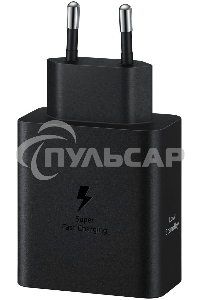 Сетевое зарядное устройство Samsung EP-T5020 50W 3A (PD) 2xUSB type-C для Samsung черный